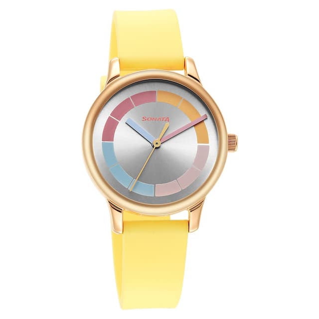 Splash Yellow Dial & Plastic Strap