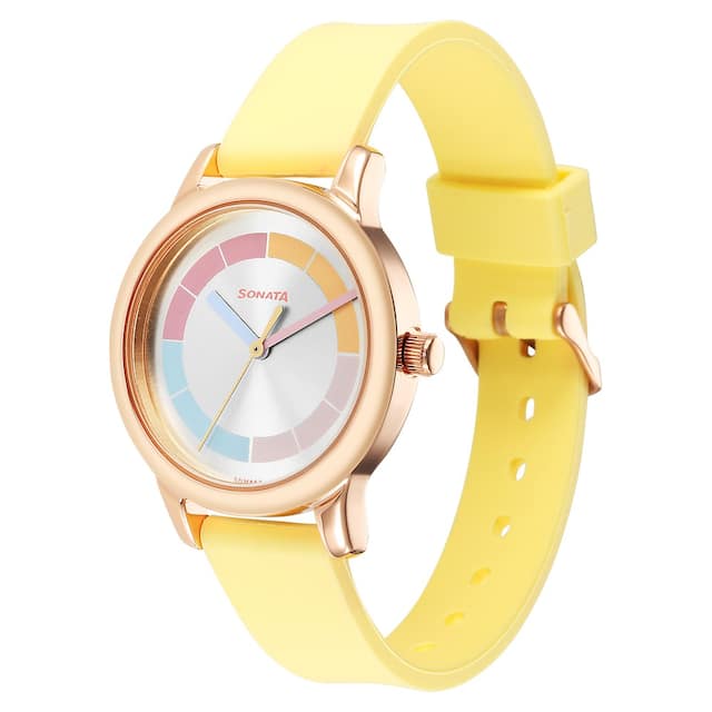 Splash Yellow Dial & Plastic Strap