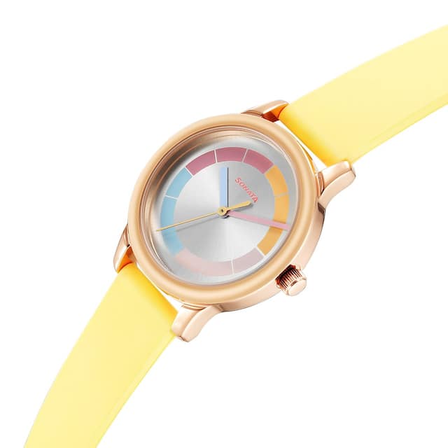 Splash Yellow Dial & Plastic Strap