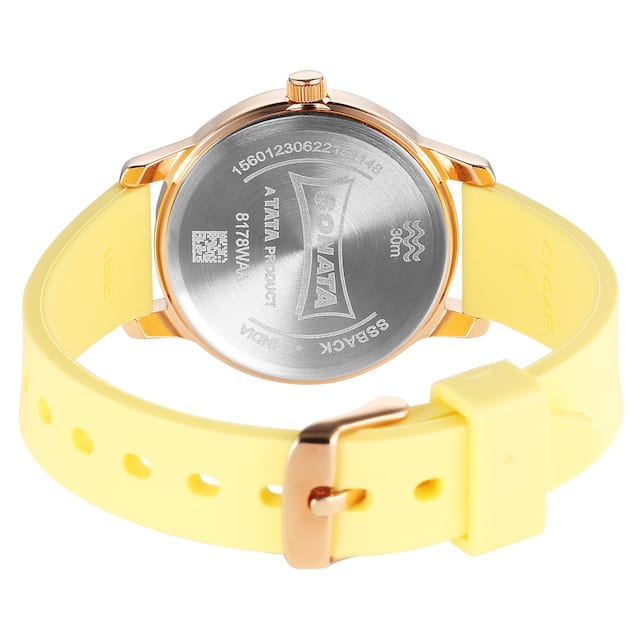 Splash Yellow Dial & Plastic Strap