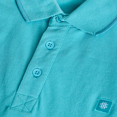 Believe Turquoise Polo T-Shirt