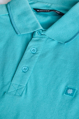 Believe Turquoise Polo T-Shirt