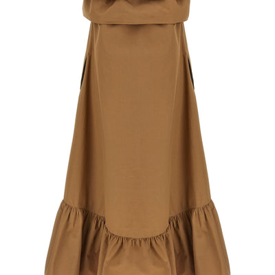 Saint Laurent Flounce Dress