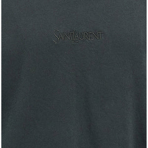 Saint Laurent Logo Embroidery T-shirt
