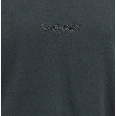 Saint Laurent Logo Embroidery T-shirt