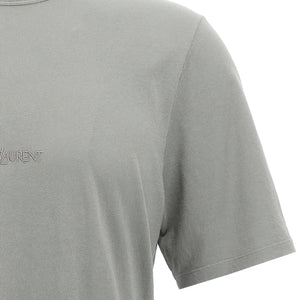 Saint Laurent Logo Embroidery T-shirt