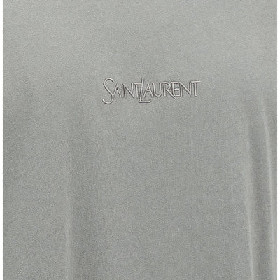 Saint Laurent Logo Embroidery T-shirt