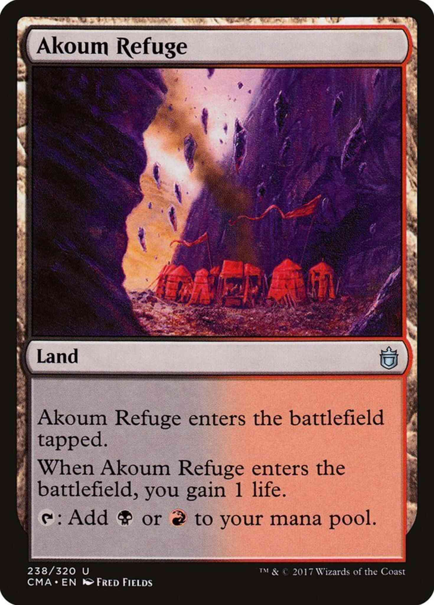 Akoum Refuge [238] [Commander Anthology] [Non-Foil]