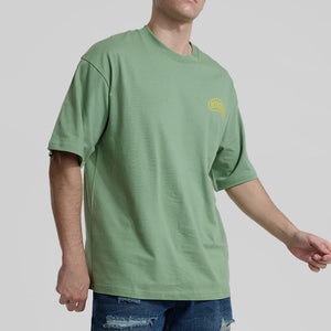 Sage Printed Oversized Fit T-Shirt