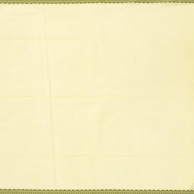 Yellow Handloom Bengal Cotton Saree With Floral Buttas