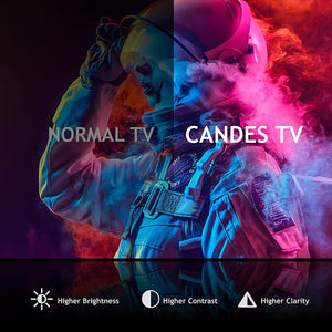 Candes Frameless 24 Normal LED TV Black (Model Id - CANDES24NCF24N001)