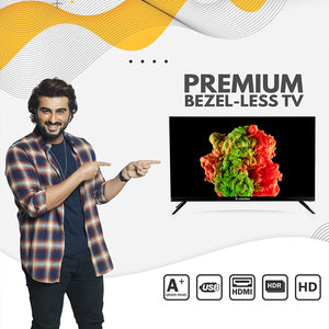 Candes Frameless 24 Smart LED TV Black (Model Id - CANDES24SMCF24S001)