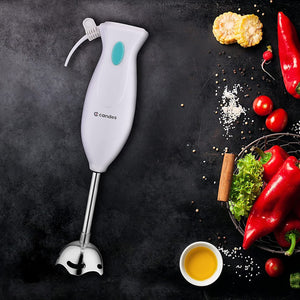 Candes Hand Blender 250 Watts, 1 Year Warranty, White - Green