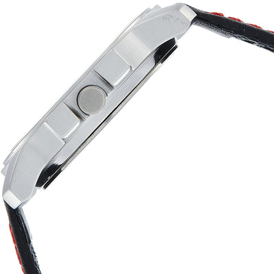 Fastrack Black Dial Analog & Black Leather