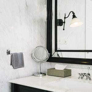 Plantex Stainless Steel Hand Towel Hanger/Towel Ring for Wash Basin/Towel Hanger/Holder/Bathroom Accessories (Chrome - Pack of 2) Dream