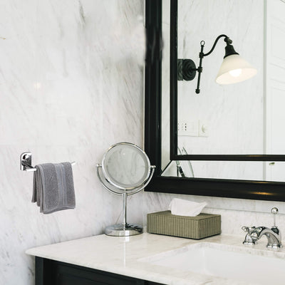 Plantex Stainless Steel Hand Towel Hanger/Towel Ring for Wash Basin/Towel Hanger/Holder/Bathroom Accessories (Chrome - Pack of 2) Dream