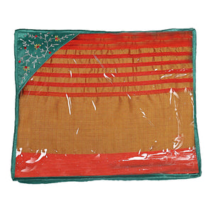 Kuber Industries Silk 9 Pieces Single Packing Saree Cover (Green) -CTLTC10609