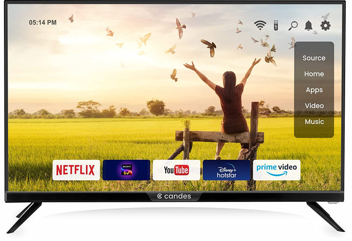 Candes 40 Smart LED TV – 1GB Black (Model Id - CANDES40SMPC40S031)