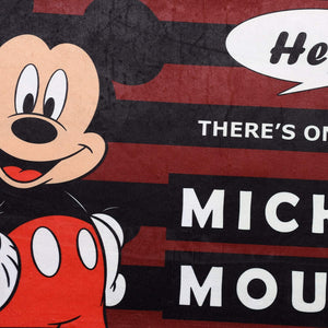 Kuber Industries Disney Mickey Mouse Cars 2 Pieces Anti-Slip Door Mat 23