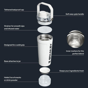 Stanley The Activate Shaker Bottle | 20 OZ Chalk