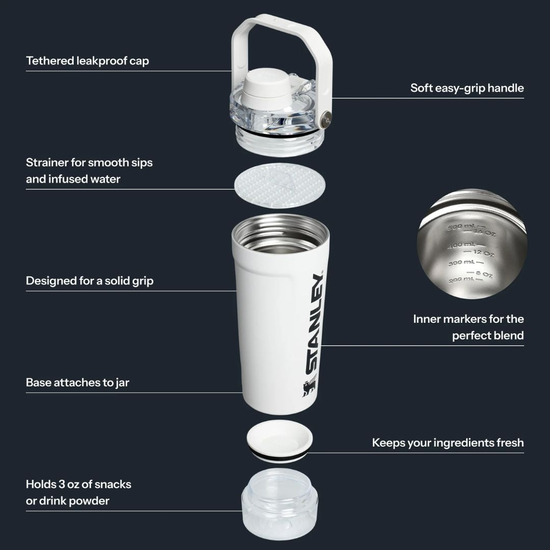 Stanley The Activate Shaker Bottle | 20 OZ Chalk
