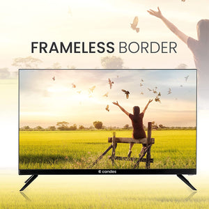 Candes Frameless 24 Normal LED TV Black (Model Id - CANDES24NCF24N001)