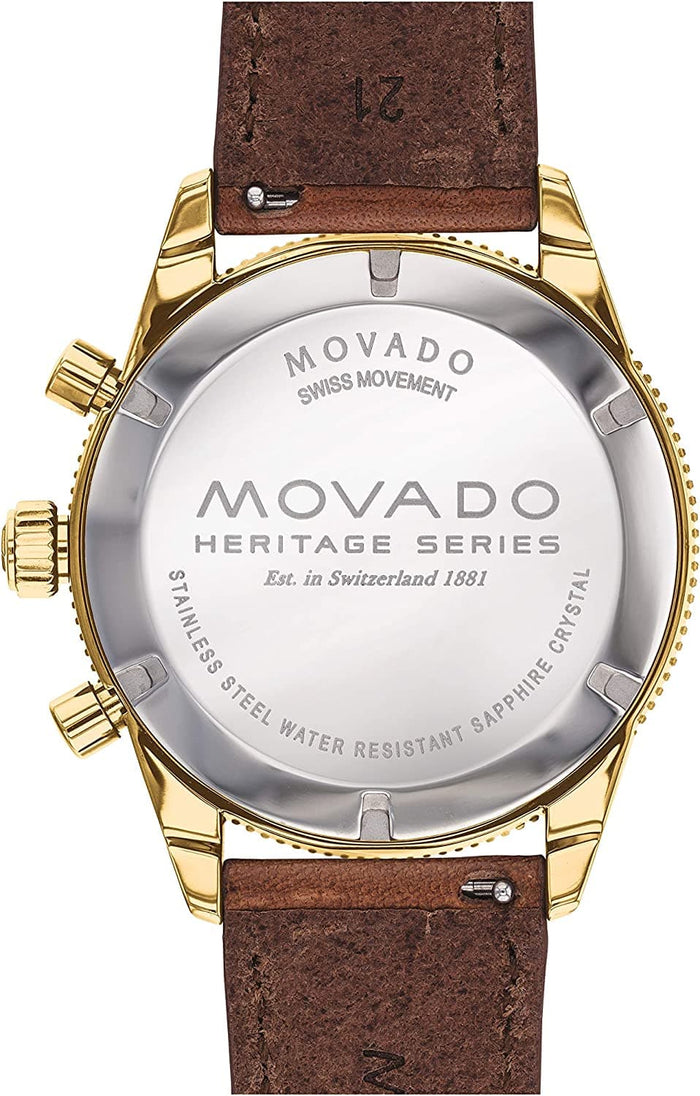 Movado Calendoplan Green Dial Men 42mm