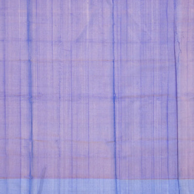 Yellow Handloom Uppada Plain Silk Saree With Purple Border