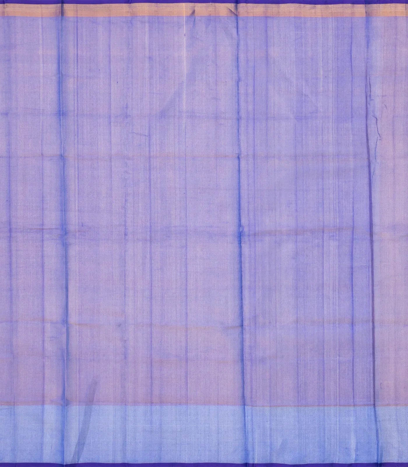 Yellow Handloom Uppada Plain Silk Saree With Purple Border