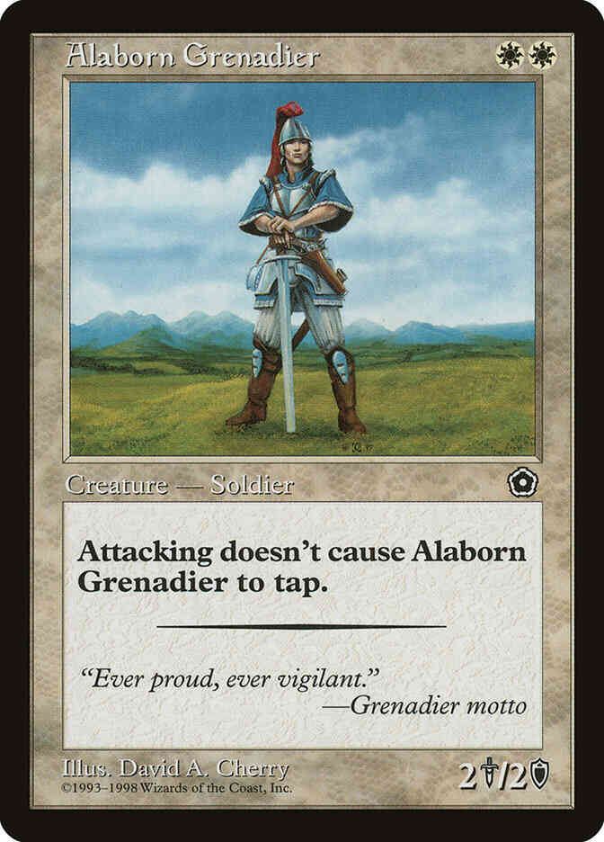 Alaborn Grenadier [2] [Portal Second Age] [Non-Foil]