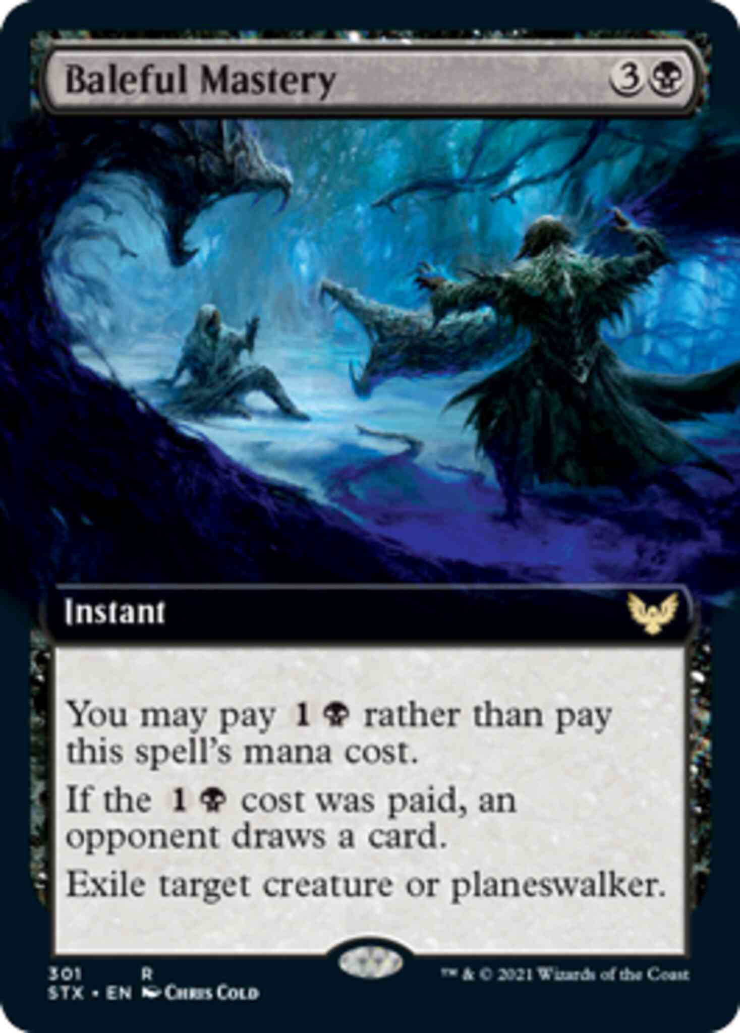 Baleful Mastery [301] [Extended Art] [Strixhaven: School of Mages] [Non-Foil]
