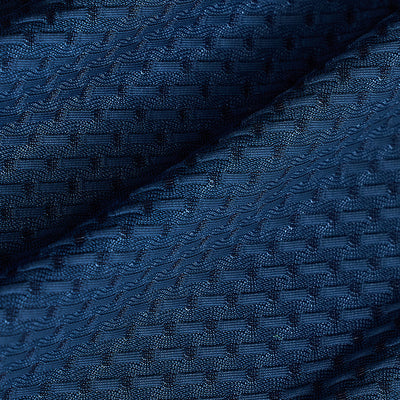 Blue Textured Polo T-Shirt