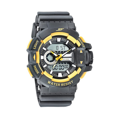 SF Hustler Black & Yellow Analog-Digital