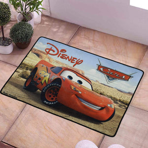 Kuber Industries Disney Mickey Mouse Cars 2 Pieces Anti-Slip Door Mat 23