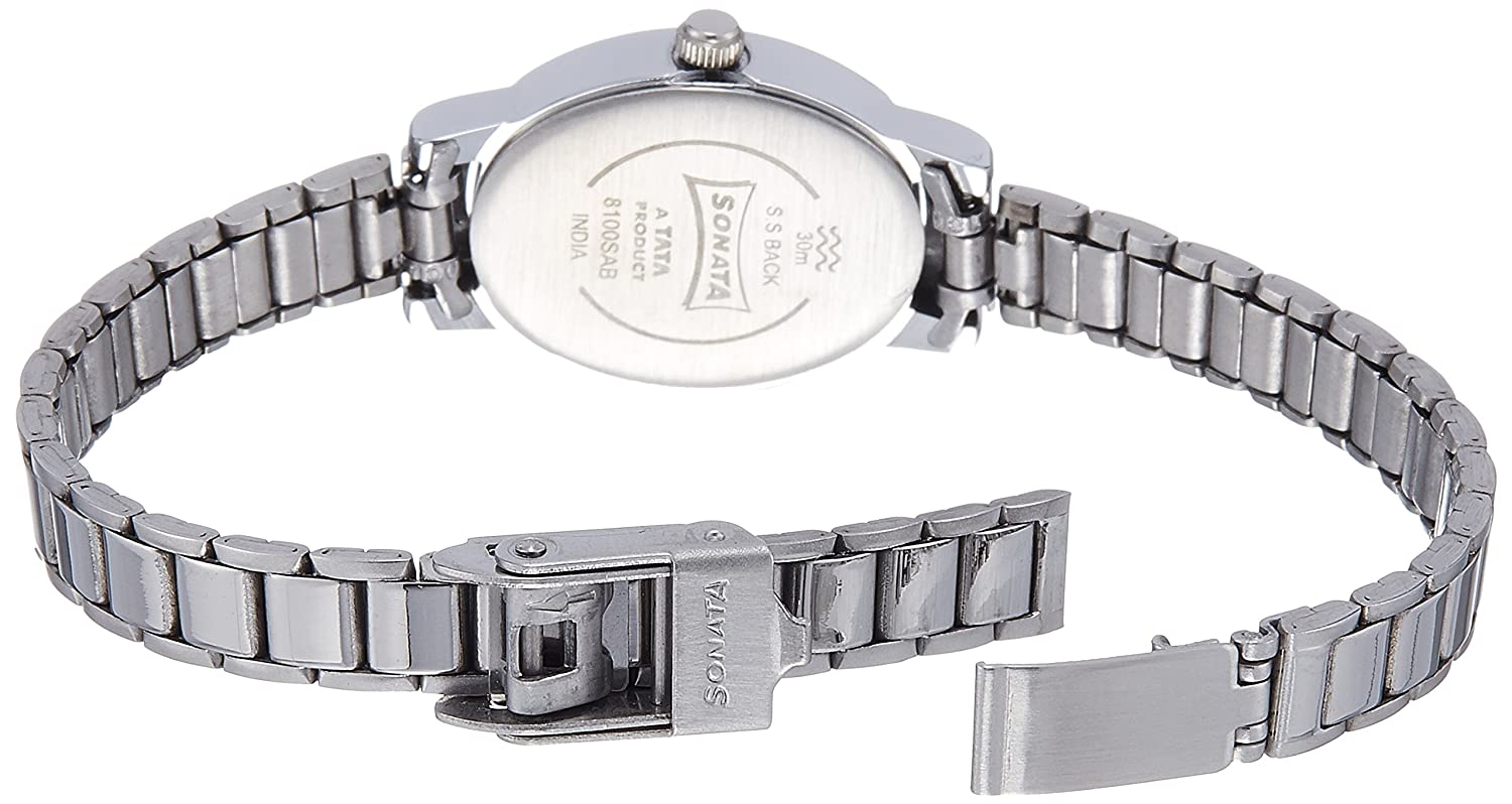 Sonata Silver Dial & Silver Stainless Steel Strap