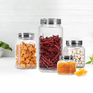 Square Jar With SS 304 Lid (Treo by Milton)