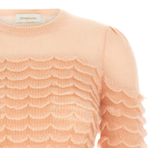 Zimmermann Hypnotic Scallop Sweater