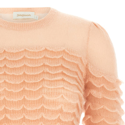 Zimmermann Hypnotic Scallop Sweater