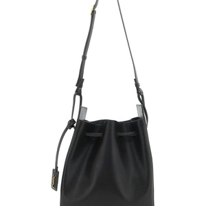 Saint Laurent Large Leather Bucket Bag