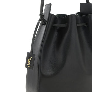 Saint Laurent Large Leather Bucket Bag