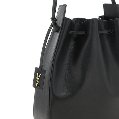Saint Laurent Large Leather Bucket Bag