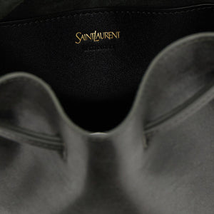 Saint Laurent Large Leather Bucket Bag