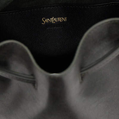 Saint Laurent Large Leather Bucket Bag