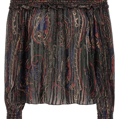 Saint Laurent Smock Stitch Blouse