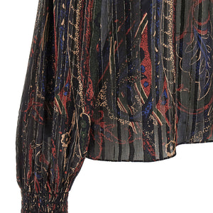 Saint Laurent Smock Stitch Blouse