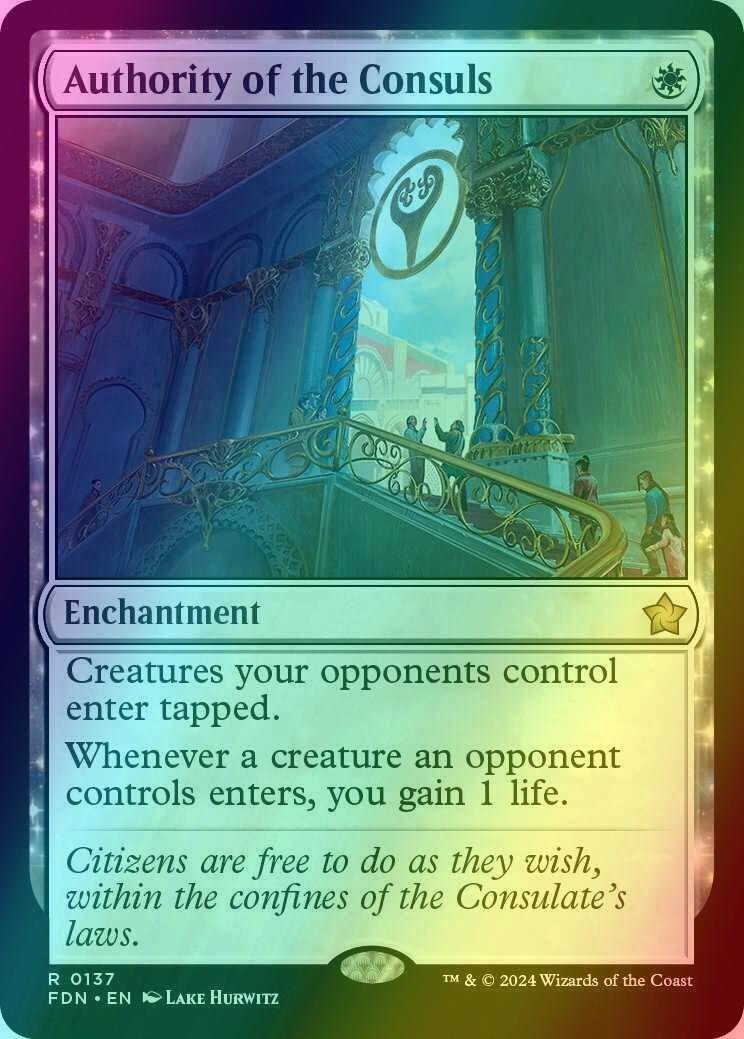 Authority of the Consuls [137] [Foundations] [Foil]