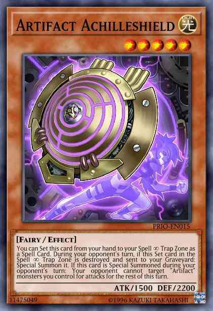 Artifact Achilleshield - PRIO-EN015 - Common - 1st Edition