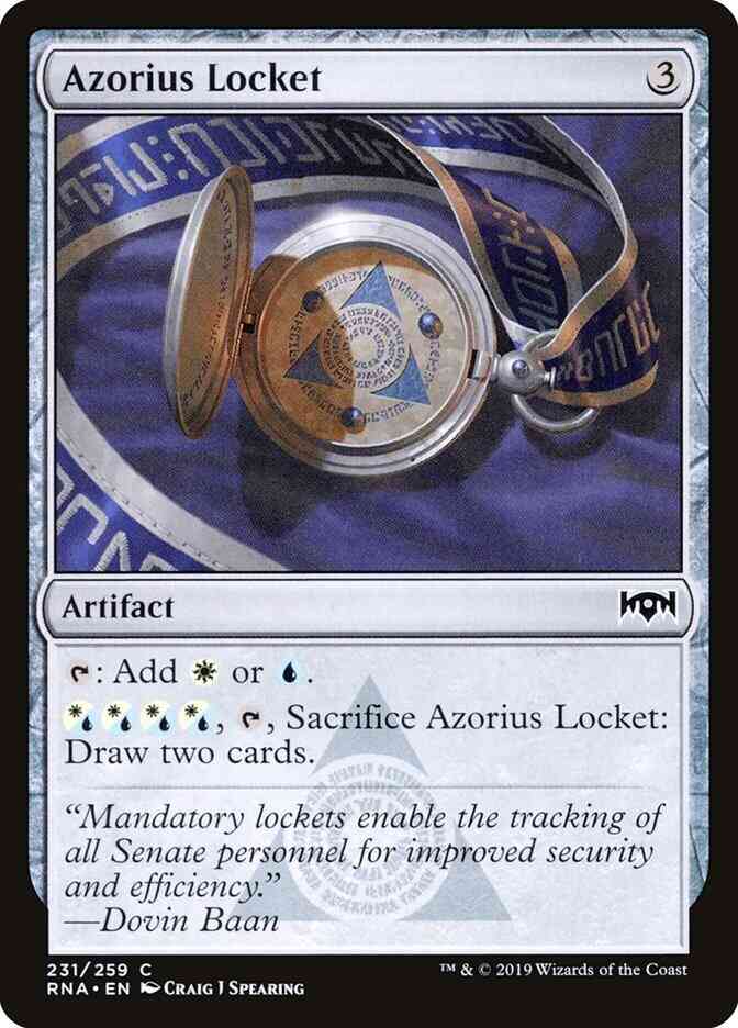 Azorius Locket [231] [Ravnica Allegiance] [Non-Foil]