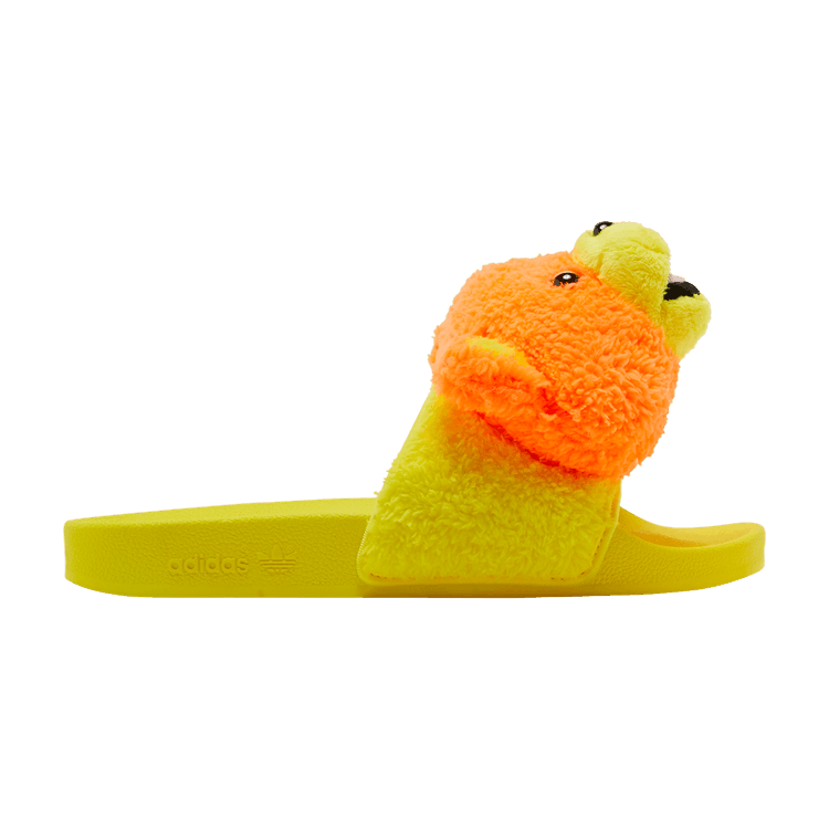 adidas JS Adilette Jeremy Scott Teddy Yellow