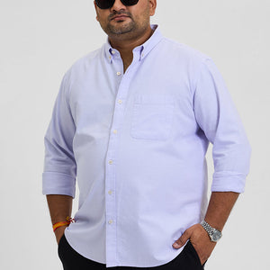 Light Blue Button Down Regular Fit Shirt